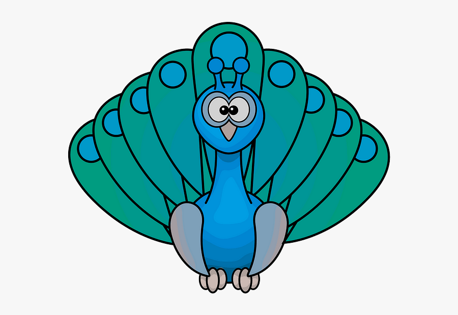 Peacocks Clipart Red, Transparent Clipart