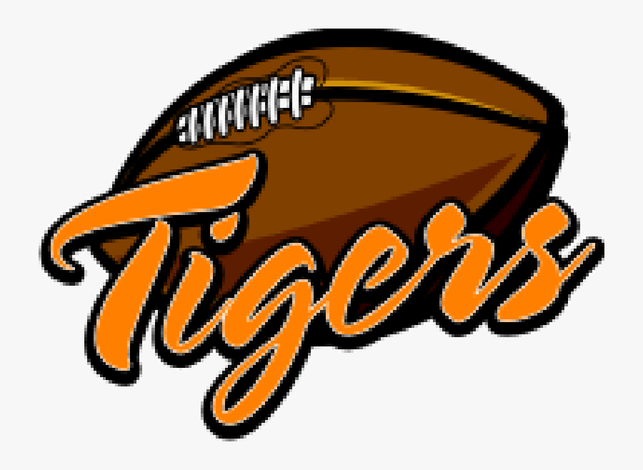 Tiger Football Mascot Clipart - Tigers With Football Logo, Transparent Clipart
