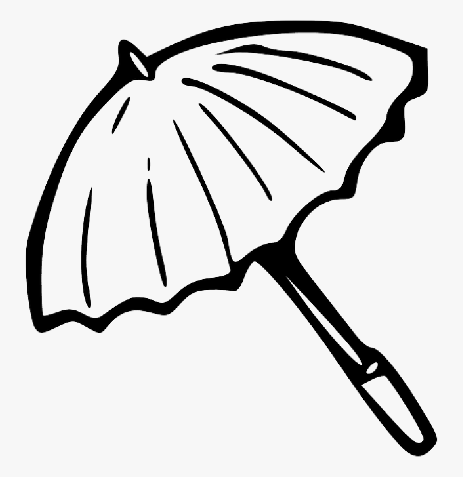 Cute Umbrella Drawing - Umbrella Clip Art, Transparent Clipart
