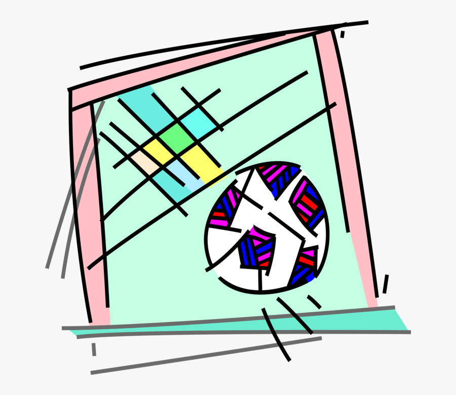 Goal Vector Football Background - Ho Chi Minh Attractions Map, Transparent Clipart