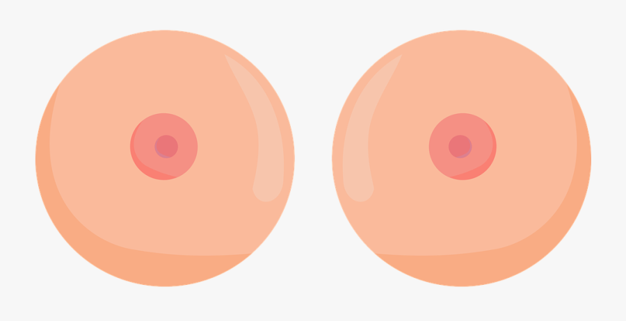 Boobs, Boob, Breasts, Breast, Female, Vector, Symbol - Boobs Clipart Png, Transparent Clipart
