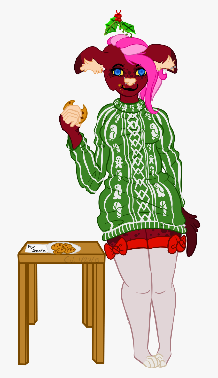 Christmas Boob [gift From Kittycatfarts] - Cartoon, Transparent Clipart