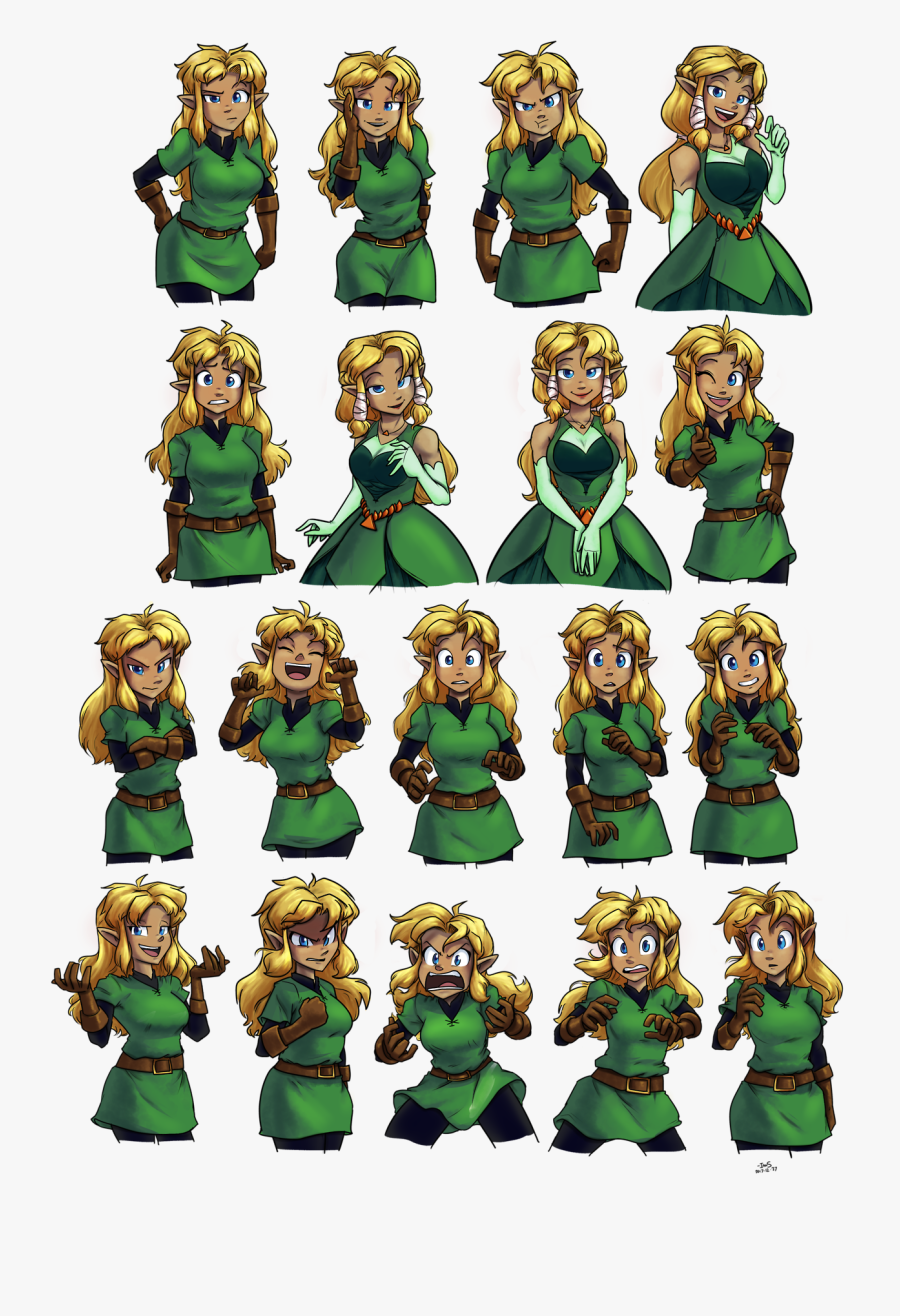 Zelda - Cartoon, Transparent Clipart