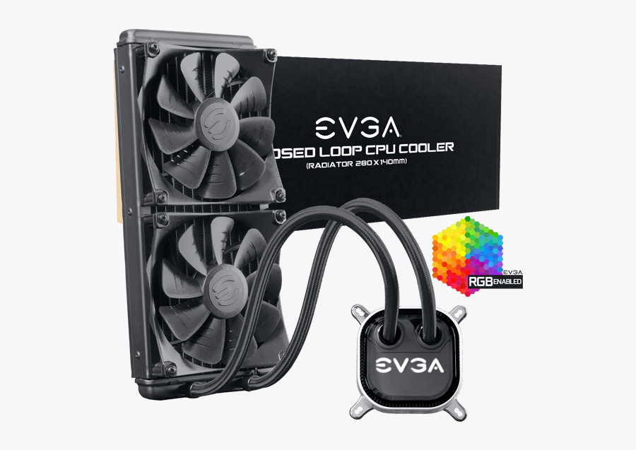 Transparent Cpu Clipart - Evga Liquid Cooling, Transparent Clipart