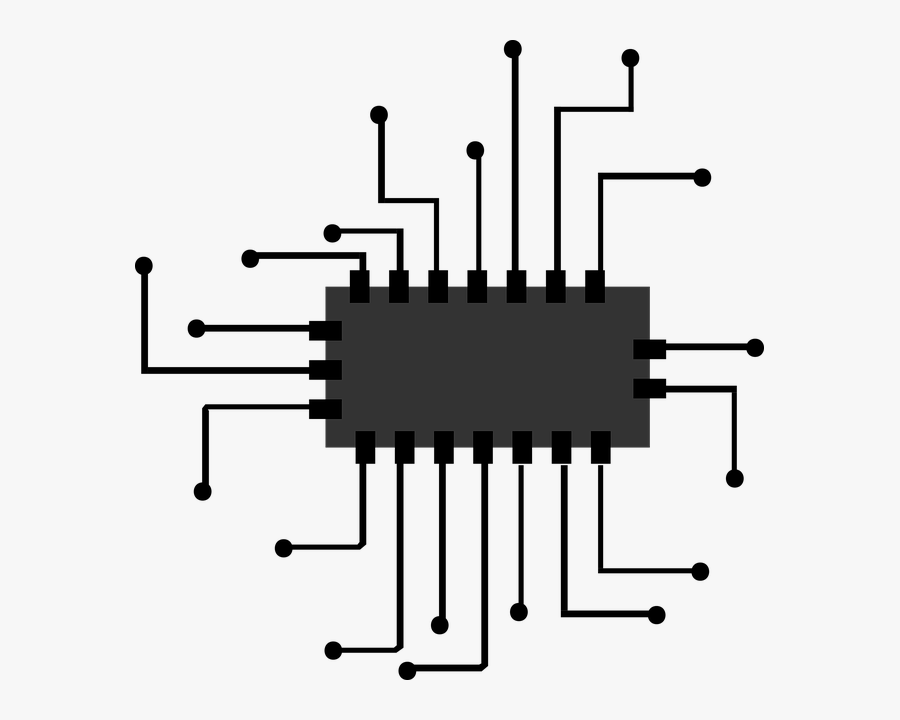 Technology Clipart Black And White, Transparent Clipart