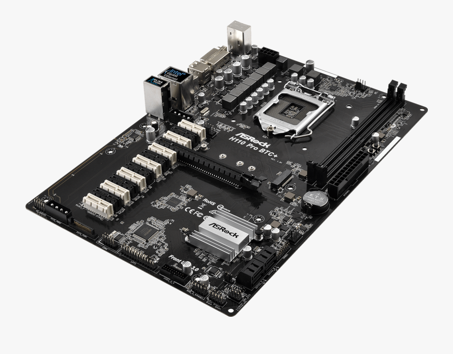 Motherboard Png Clipart - Asrock H110 Pro Btc+, Transparent Clipart