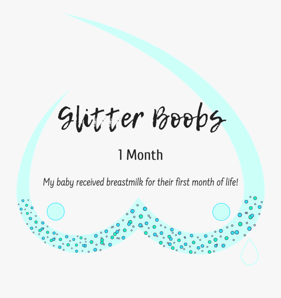 Breastfeeding Awards Glitter Boobs, Transparent Clipart
