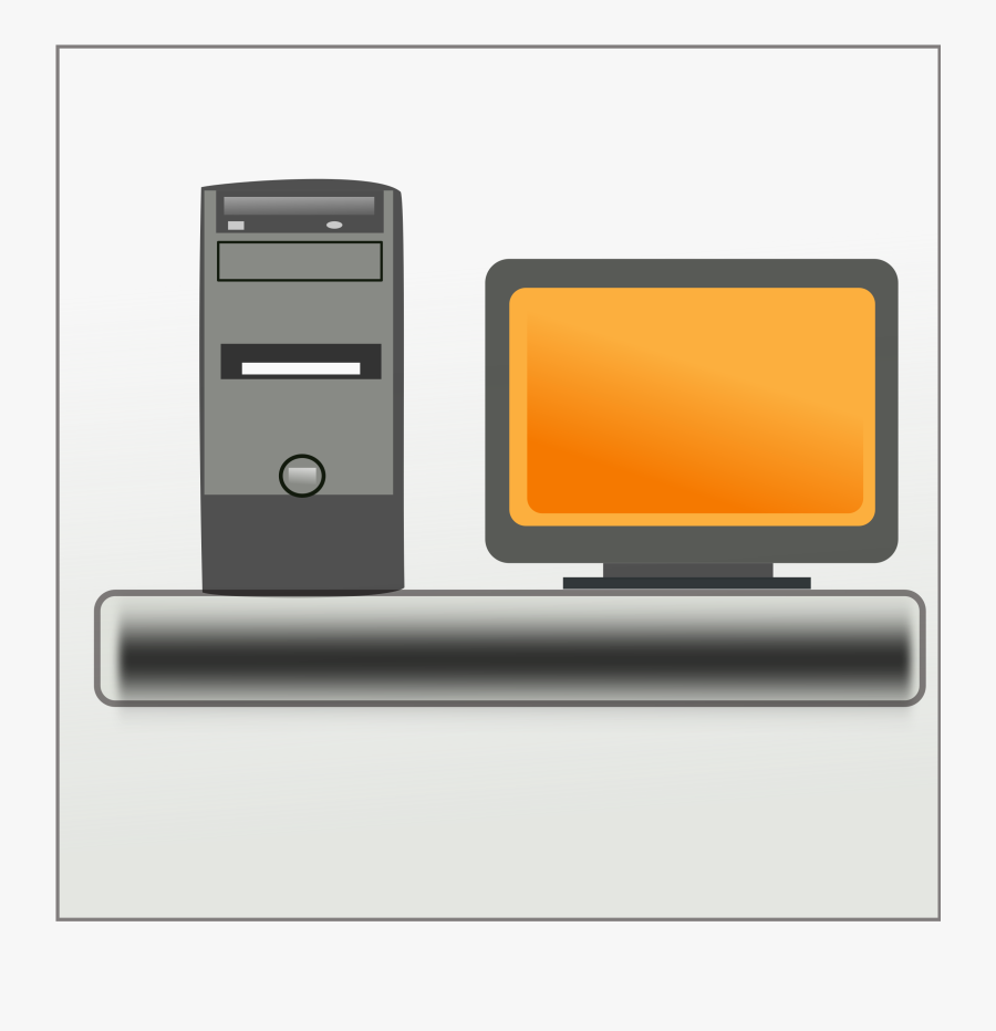 Computer Icon,electronic Device,personal Computer - Desktop Computer, Transparent Clipart