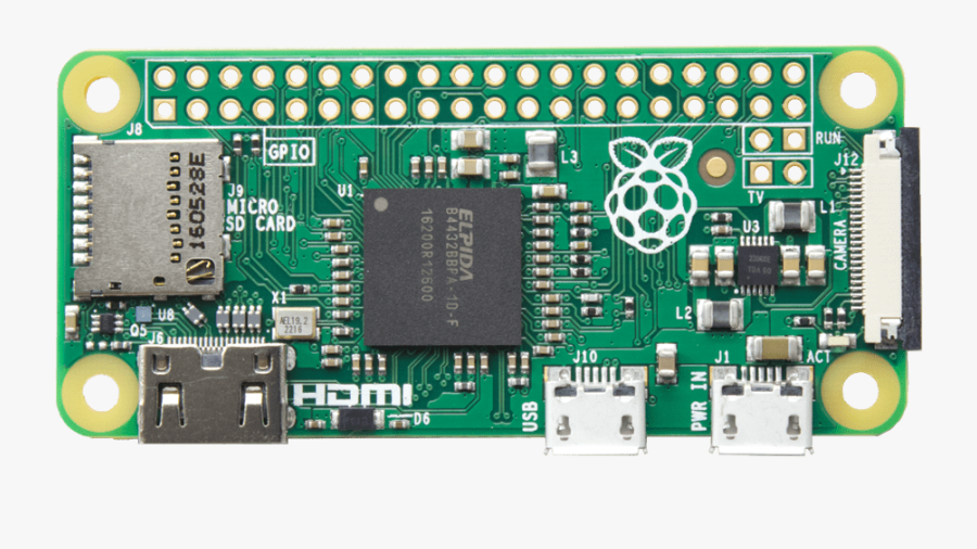 Transparent Raspberry Pi Clipart - Ili9341 Raspberry Pi Zero, Transparent Clipart