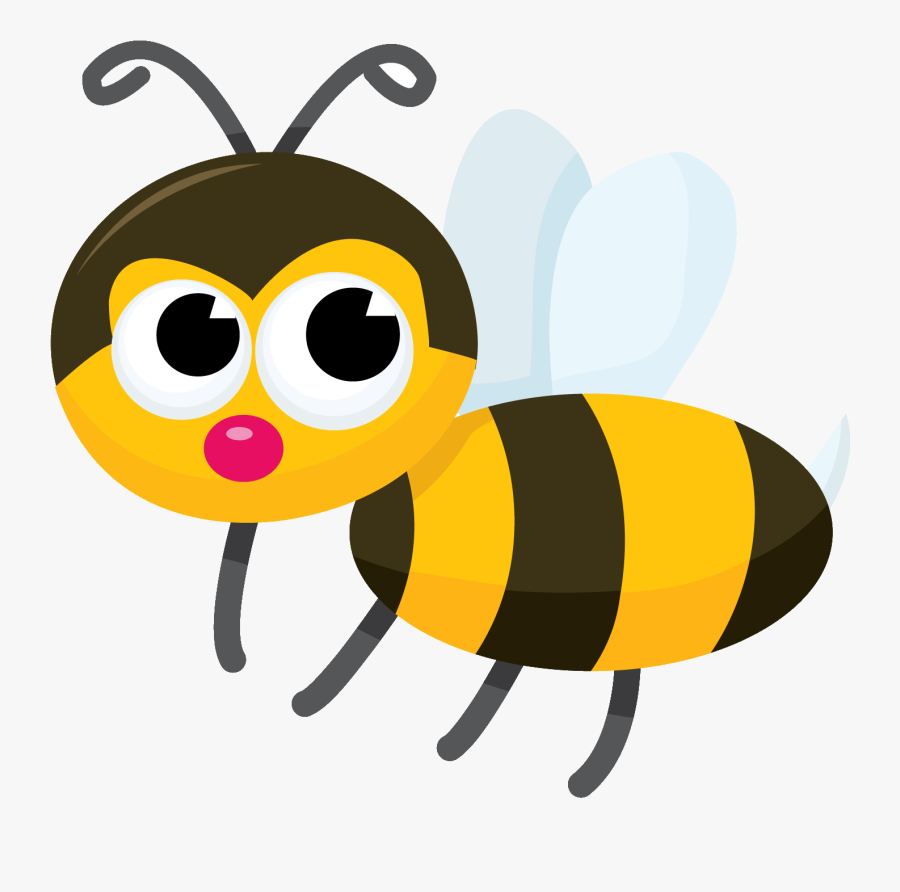 Bee Bumble Cute Clip Art Love Bees Cartoon More Transparent - Bumble Bee, Transparent Clipart