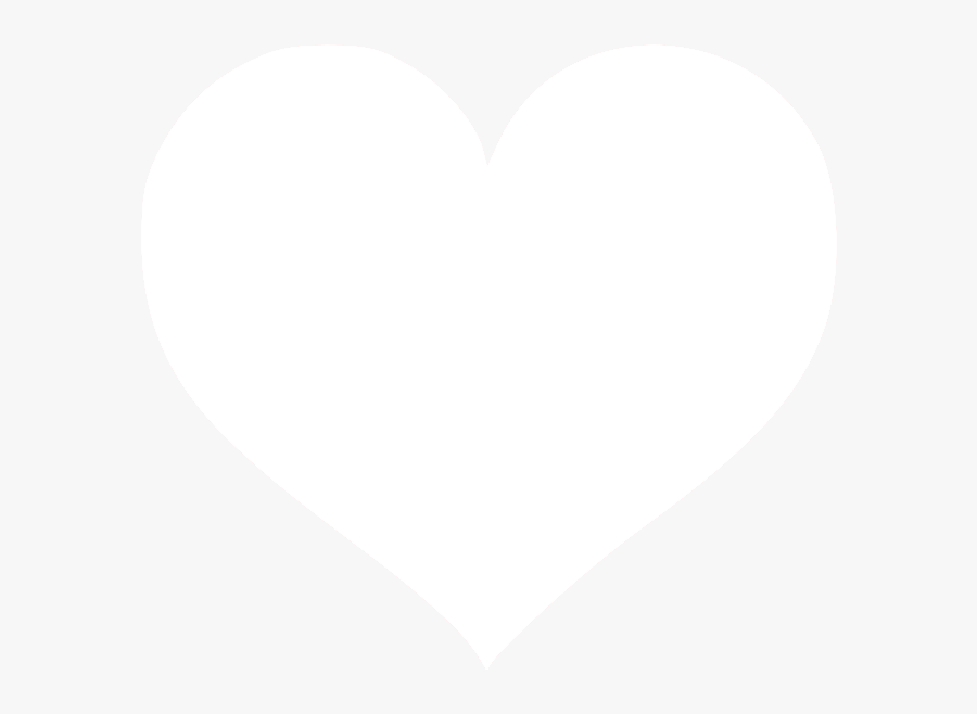Transparent Free Heart Cliparts - White Love Heart Vector, Transparent Clipart
