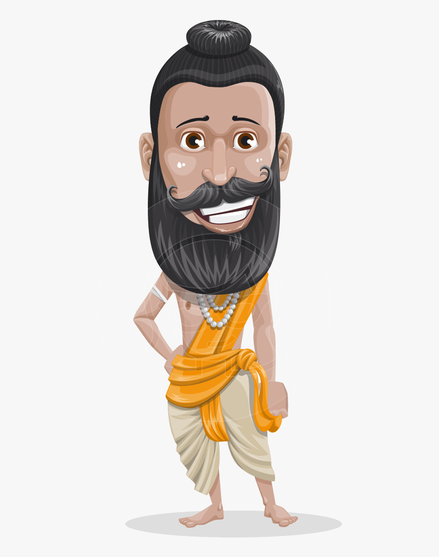 Indian Guru Png - Sticker App Guru, Transparent Clipart