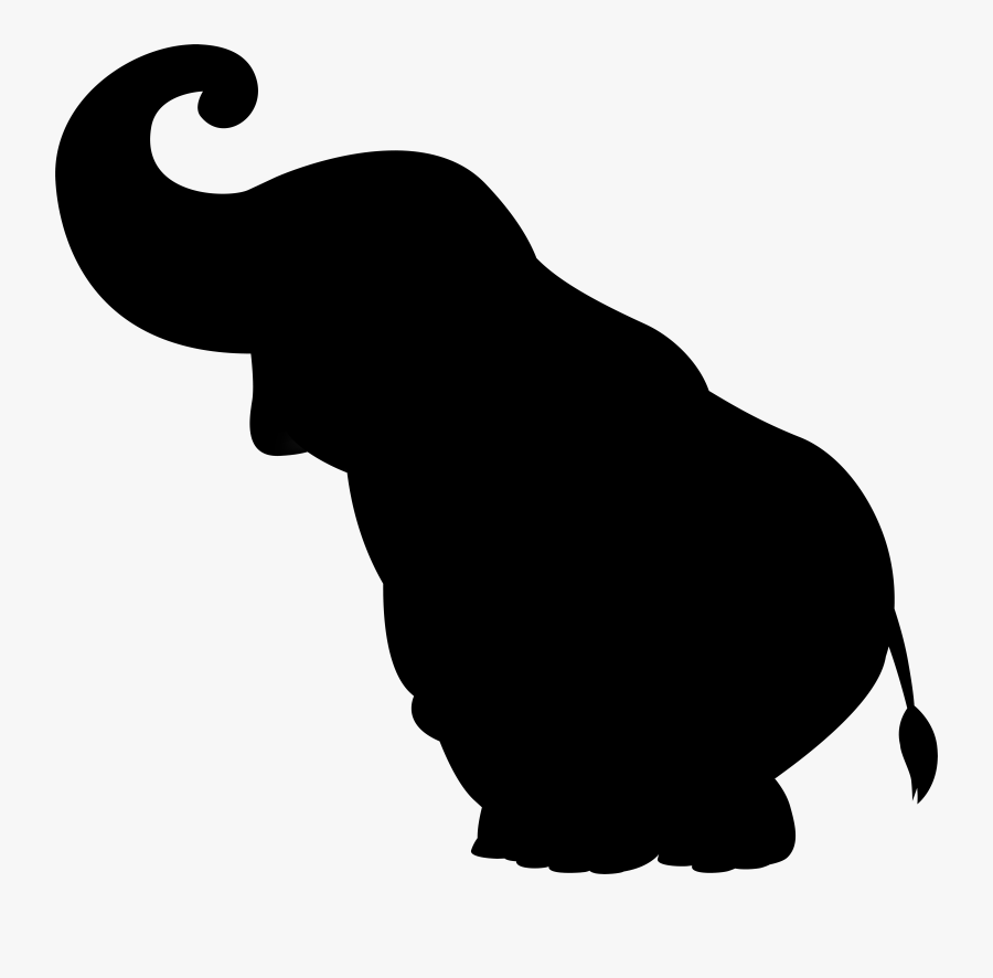 Cat African Elephant Indian Elephant Clip Art Silhouette, Transparent Clipart
