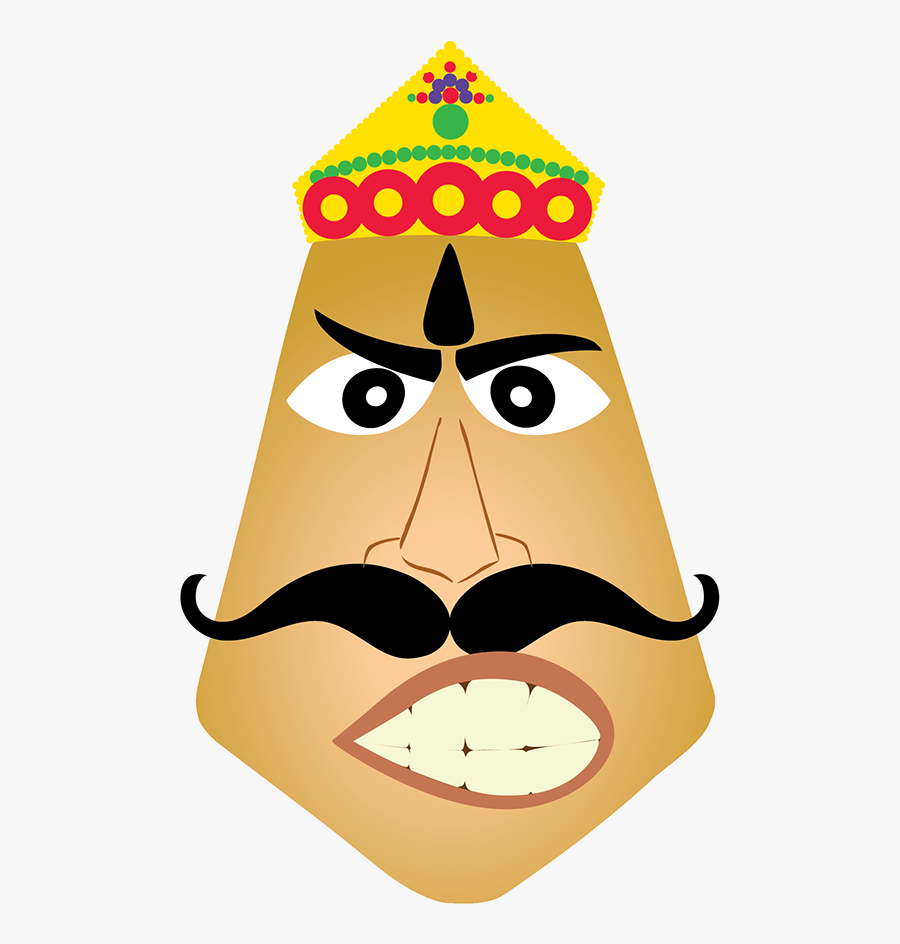 Clip Art Ravana Face, Transparent Clipart