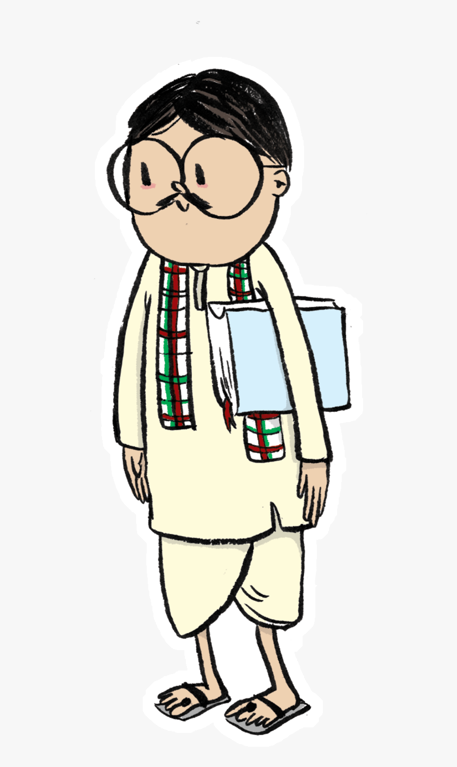 Bengali Woman Sticker, Transparent Clipart