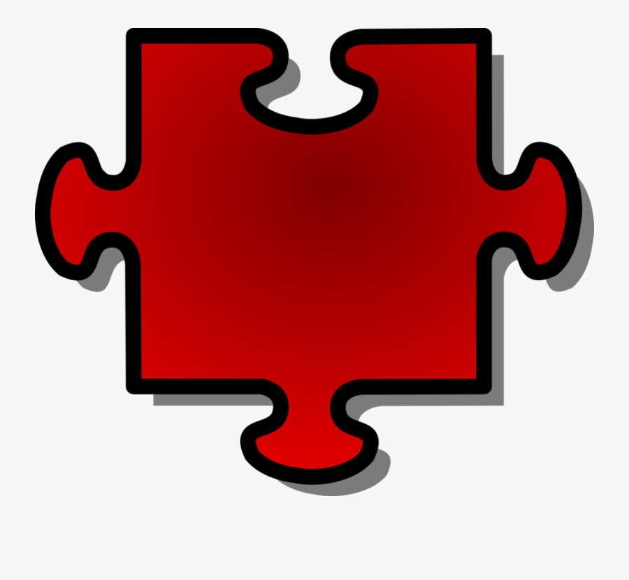 Jigsaw, Puzzle, Piece, Shape, Red, Join, Part - Puzzle Pieces Clip Art, Transparent Clipart