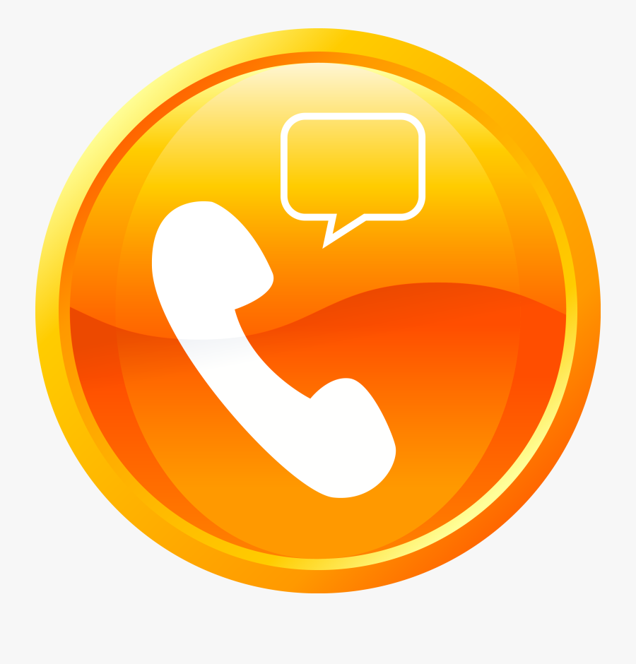 Symbole Telefon E Mail Adresse Png Orange, Transparent Clipart