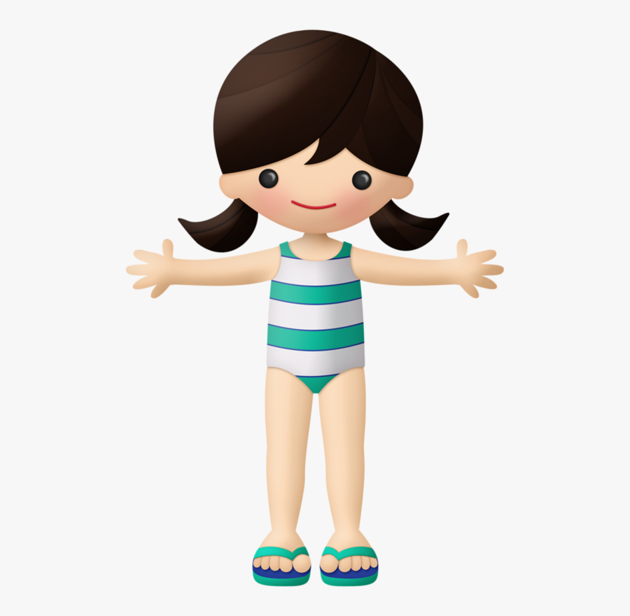 Family Png Cartoon Beach Clipart , Png Download - Niña Clipart, Transparent Clipart