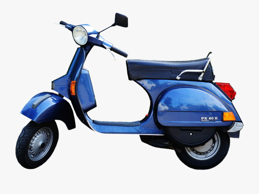 Vespa - Png Scooter, Transparent Clipart