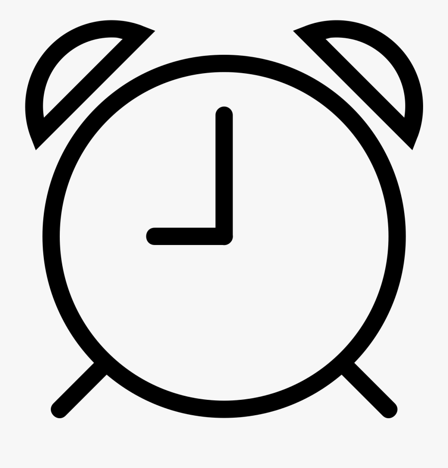 Alarm Clock Vector Png, Transparent Clipart