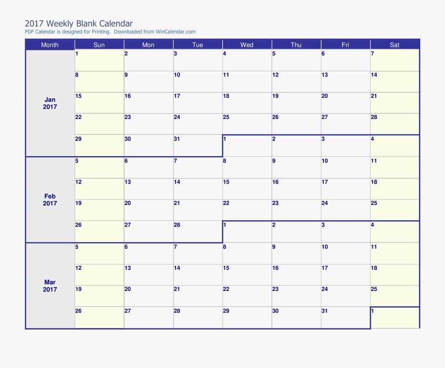 Clip Art Free Printable Monthly Templates - 3 Month Calendar Pdf, Transparent Clipart