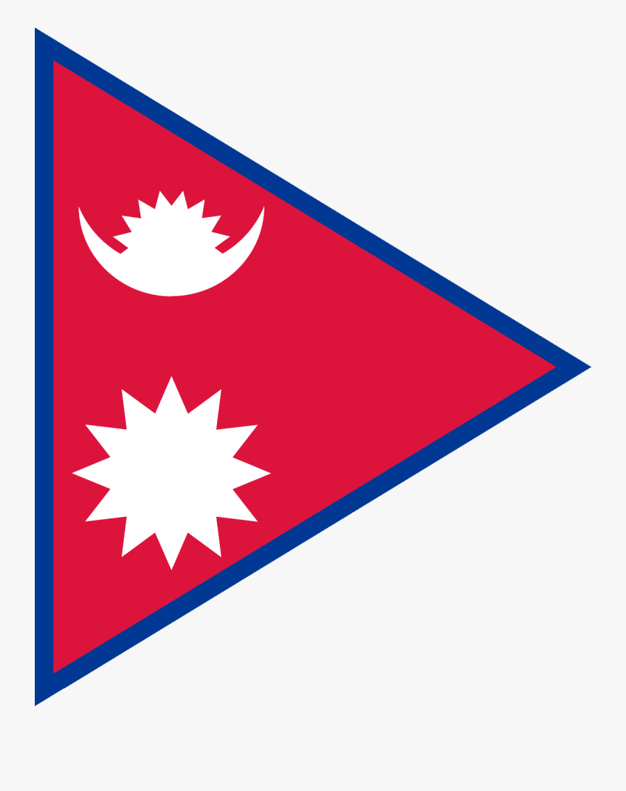 Flag Of Nepal, Transparent Clipart