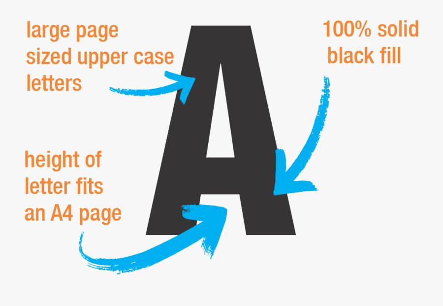 Big Printable Letters - Printable Pdf Letters, Transparent Clipart