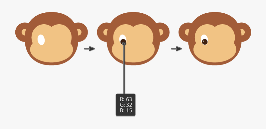 Creating The Left Eye - Cartoon, Transparent Clipart