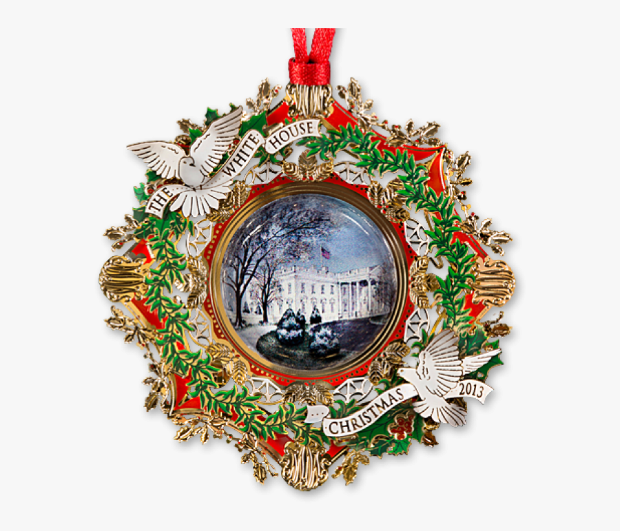 2013 White House Christmas Ornament, Transparent Clipart