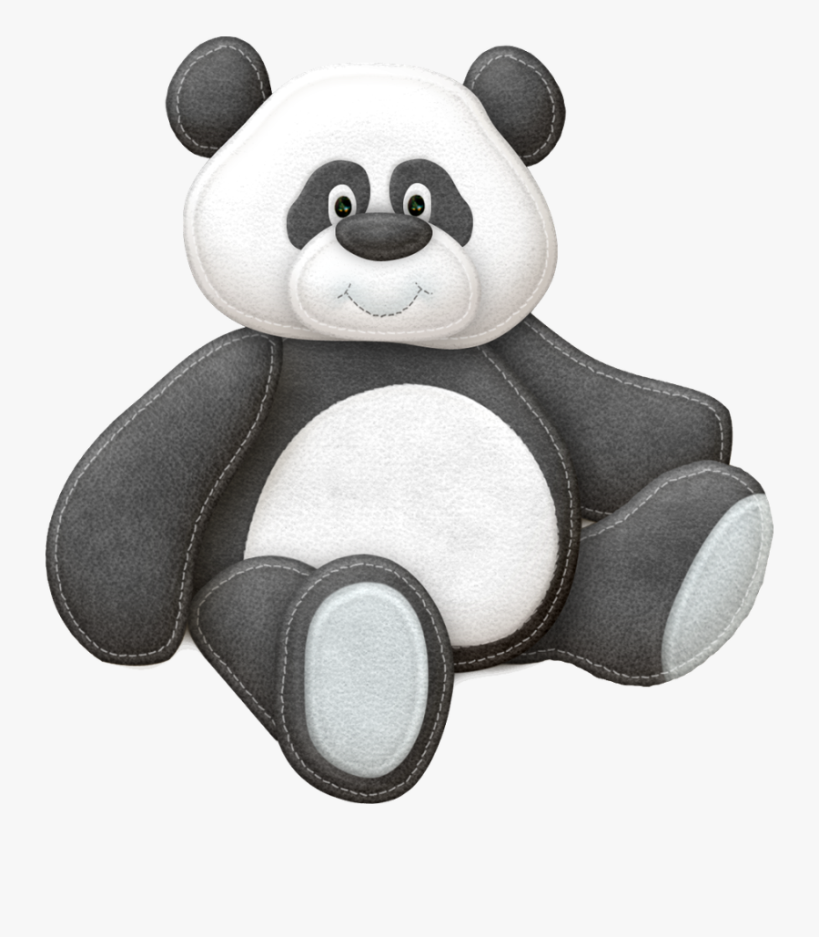 Sweet Baby Animals Clip Art - Giant Panda, Transparent Clipart