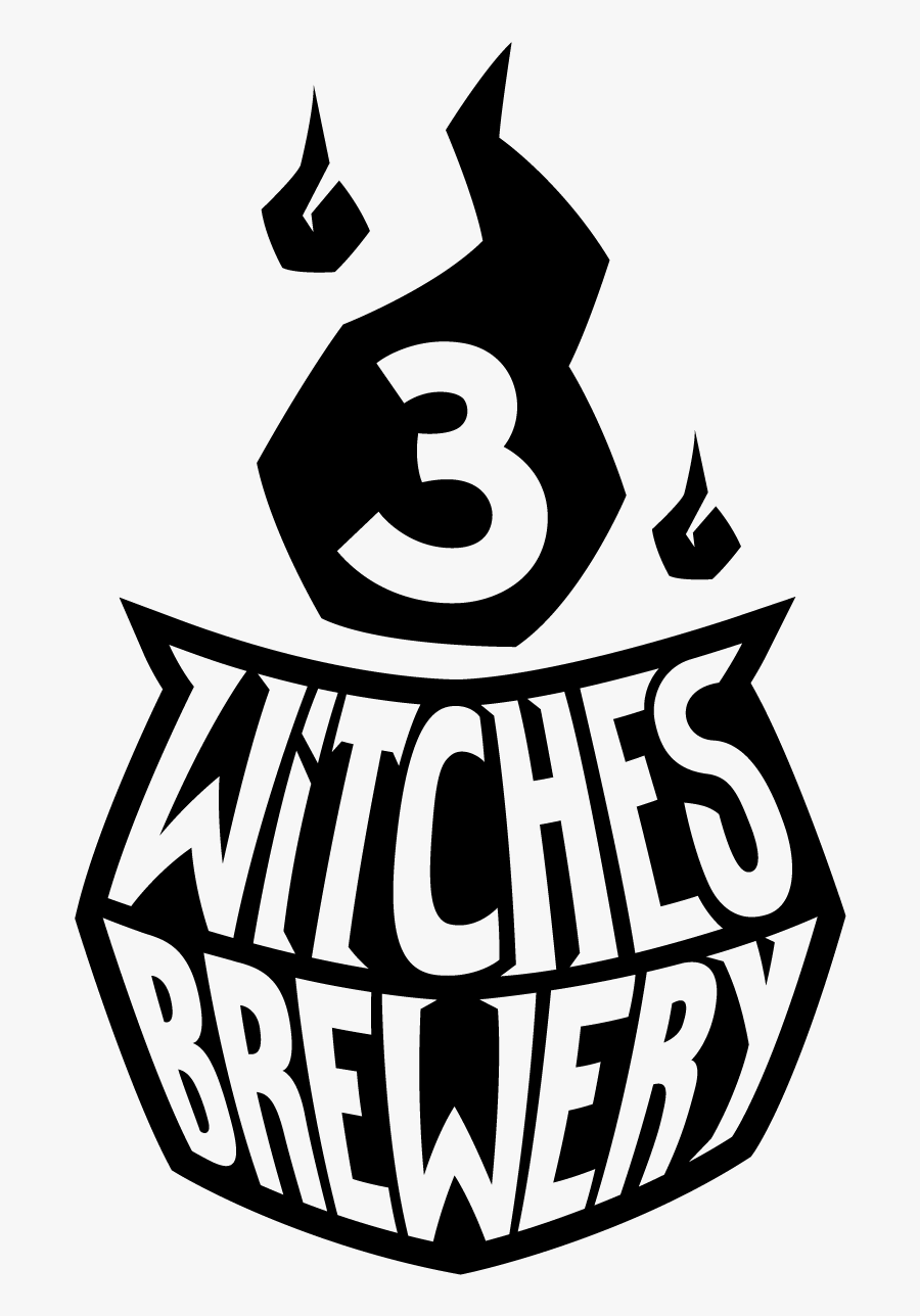 3 Witches Brewery - Emblem, Transparent Clipart