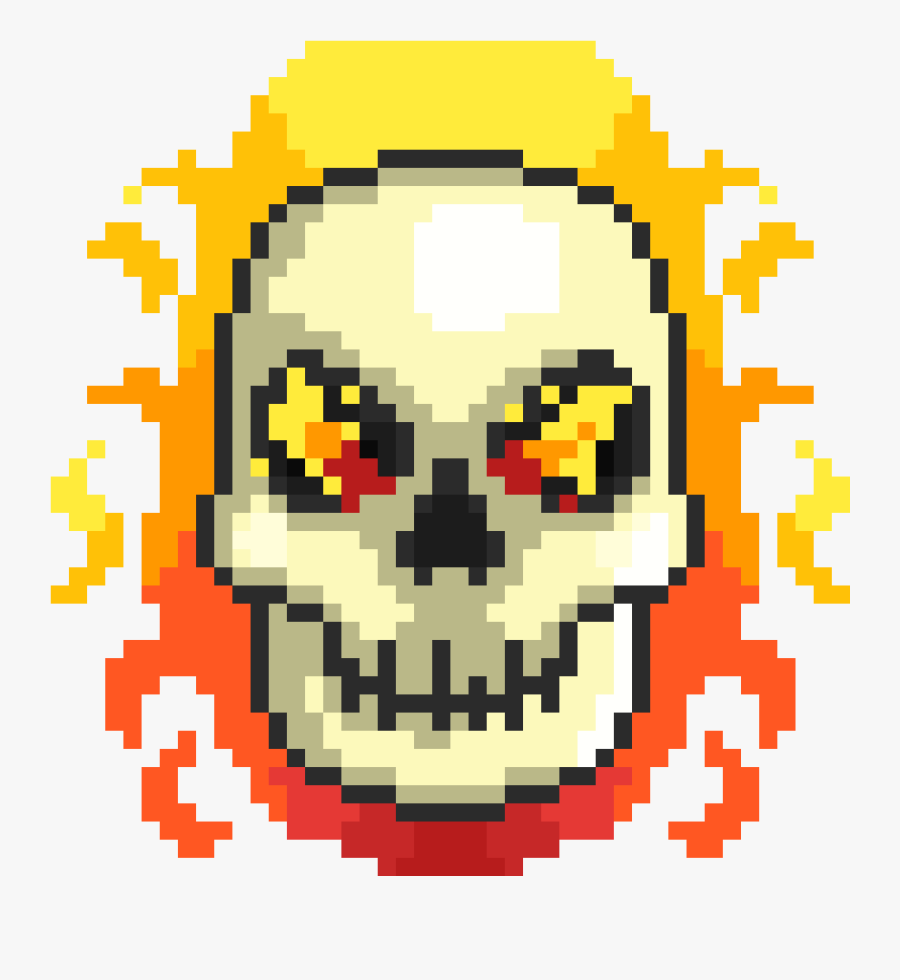 Transparent Hamlet Skull Clipart - Undertale Pixel Art Asriel Dreemurr, Transparent Clipart