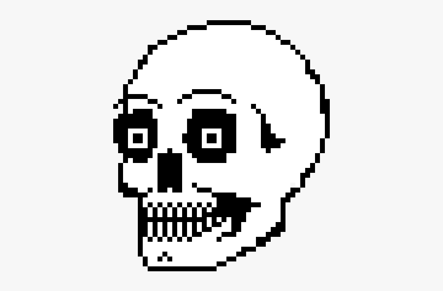 Cute Skull Pixel Art, Transparent Clipart
