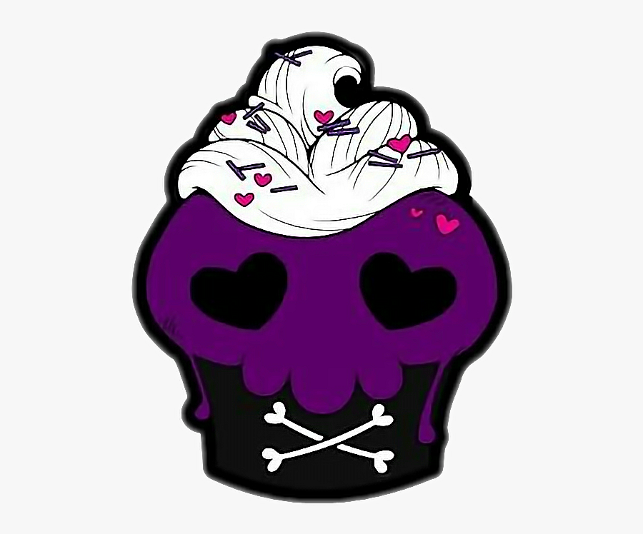 Transparent Mini Cupcakes Clipart - Evil Cupcake Clip Art, Transparent Clipart