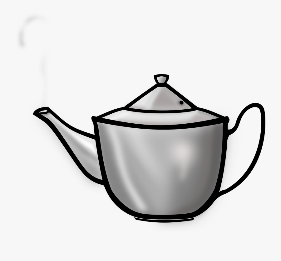 Teapot Kettle Steamer Free Picture - Tea Pot Clip Art, Transparent Clipart