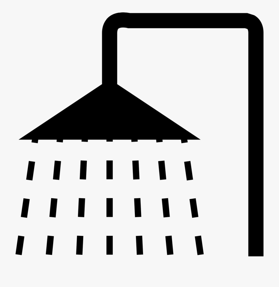 Shower Water Bathroom Free Picture - สัญลักษณ์ ห้อง อาบ น้ำ, Transparent Clipart