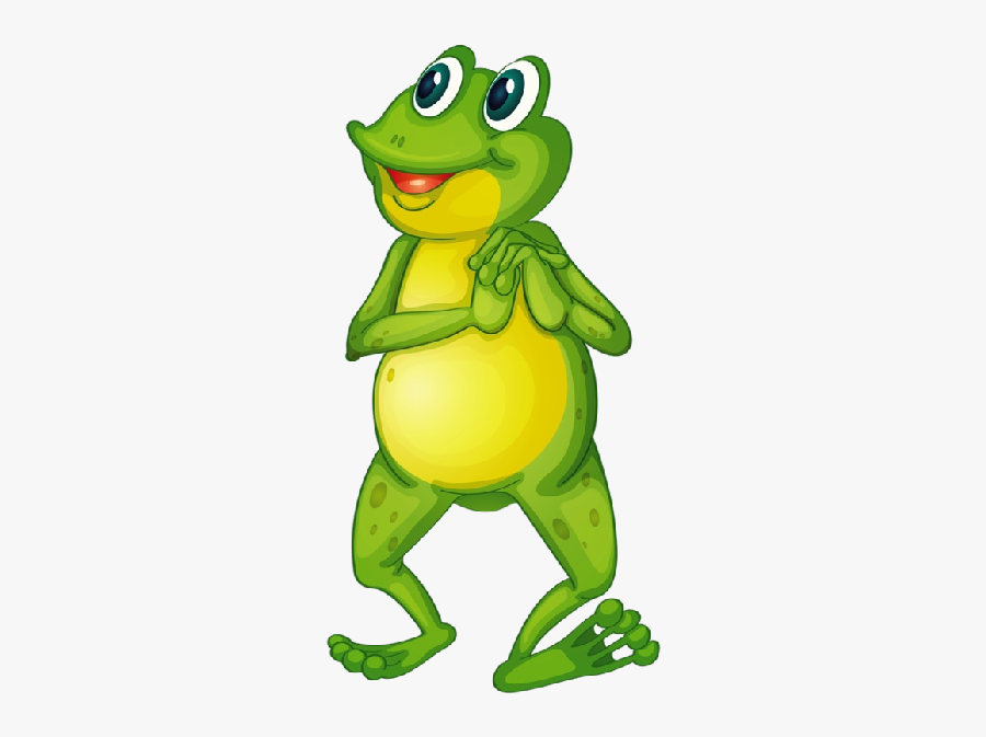 Frog Cartoon Funny, Transparent Clipart