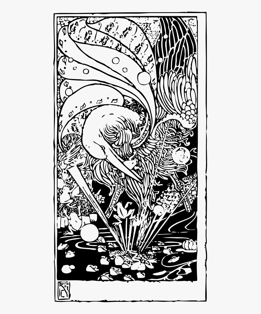 Swan And Frogs - Frogs Who Wanted A King, Transparent Clipart