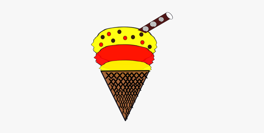 Ice Cream - Ice Cream Cone, Transparent Clipart