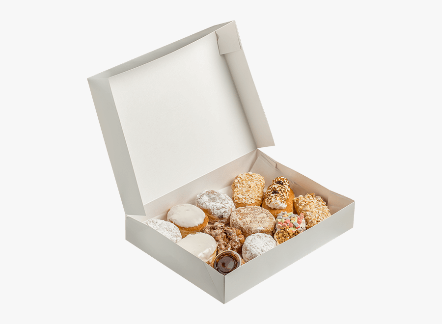 Dozen Assorted Box - Box Of Donuts Png, Transparent Clipart