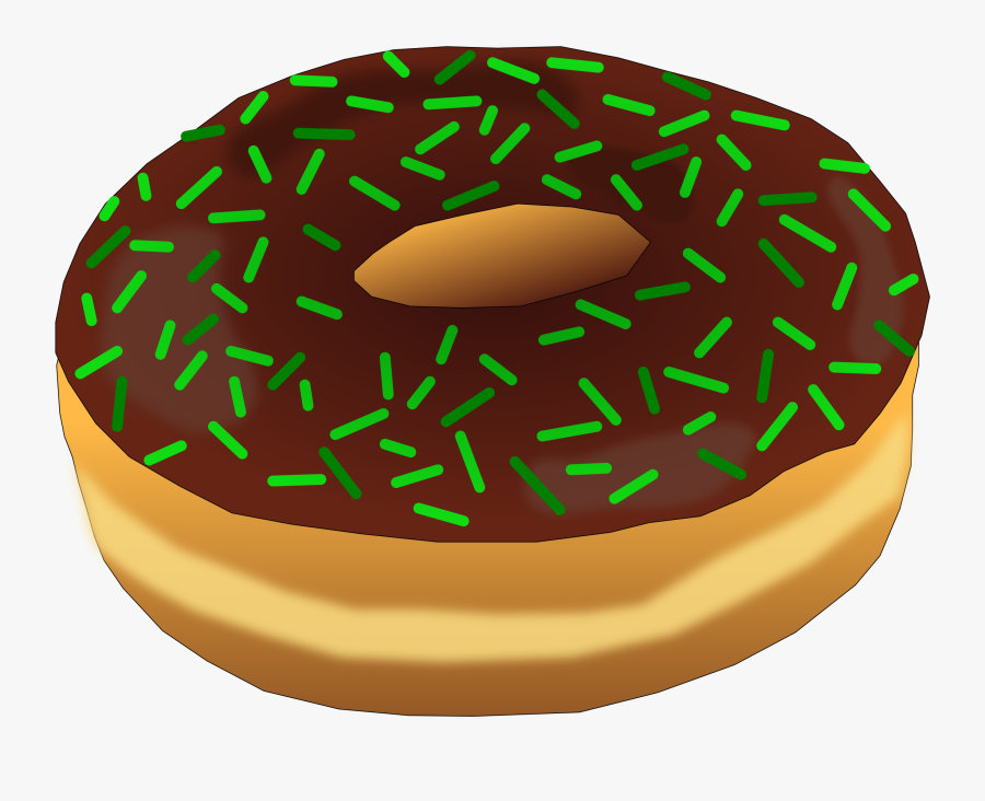Green Donut Clip Art, Transparent Clipart