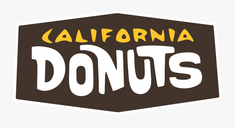Doughnut Clipart Doughnut Shop - California Donuts Logo, Transparent Clipart
