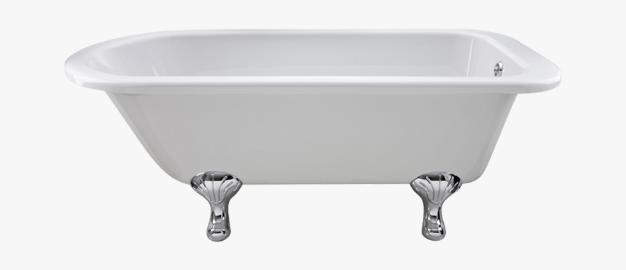 Freestanding Bath Side View - Free Standing Bath Plain Legs, Transparent Clipart