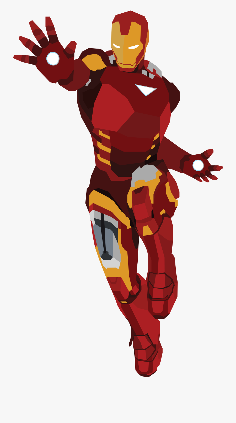 Iron Man Vector Design - Iron Man Png Hd, Transparent Clipart