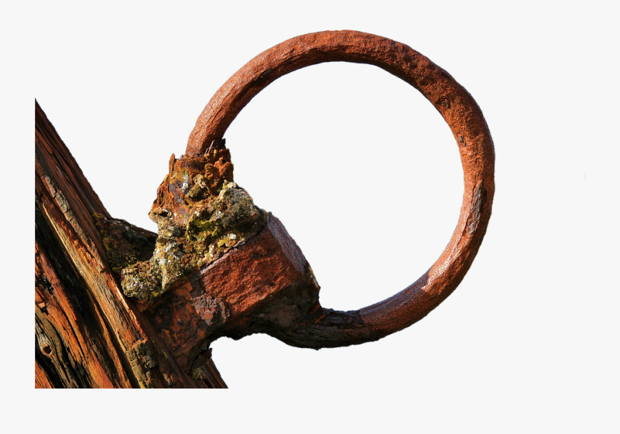 Ring, Eyelet, Fixing, Fix, Metal, Iron, Stainless - Transparent Rusty Clamping Ring, Transparent Clipart