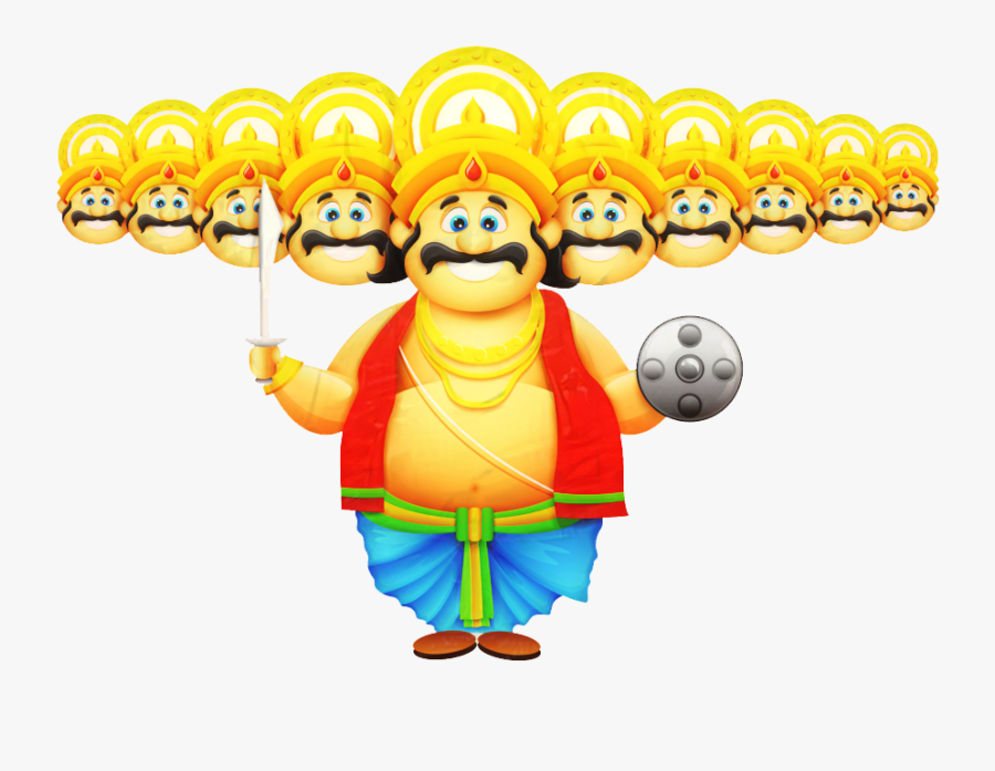 Cartoon Of Durga Puja, Transparent Clipart