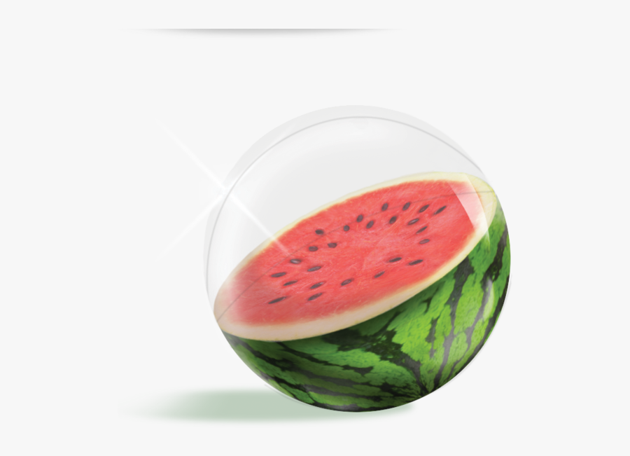 Watermelon Fruit Inflatable Beach Ball - Beach Ball, Transparent Clipart