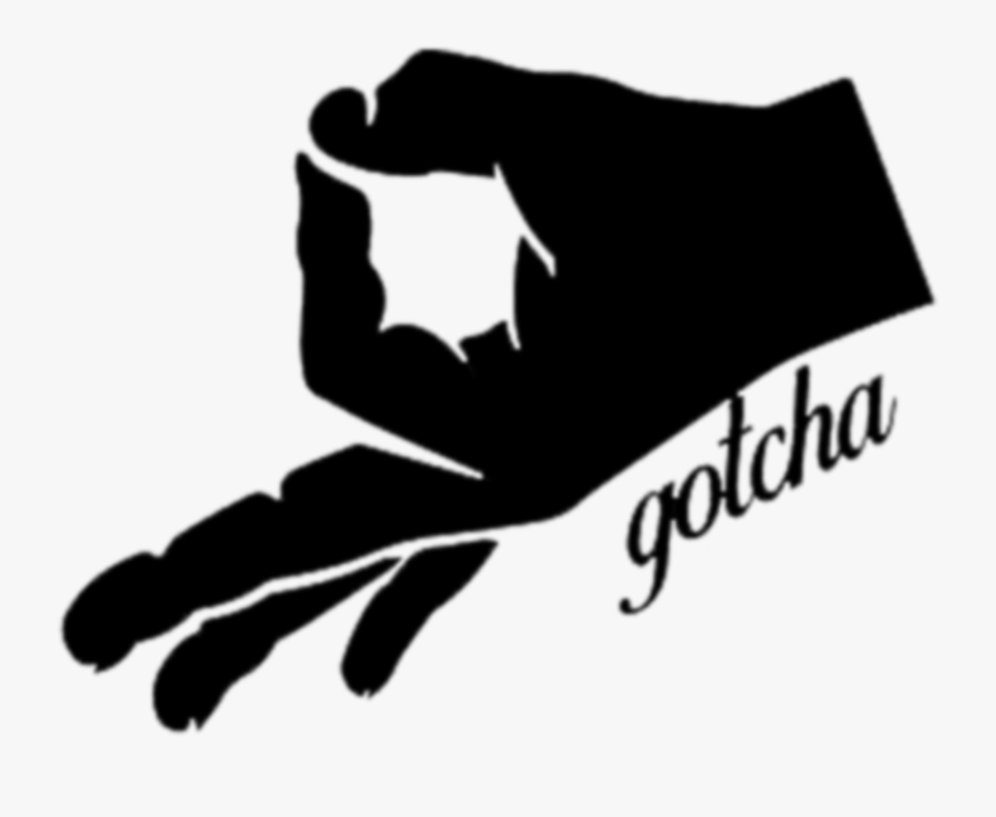 Gotcha Hand, Transparent Clipart