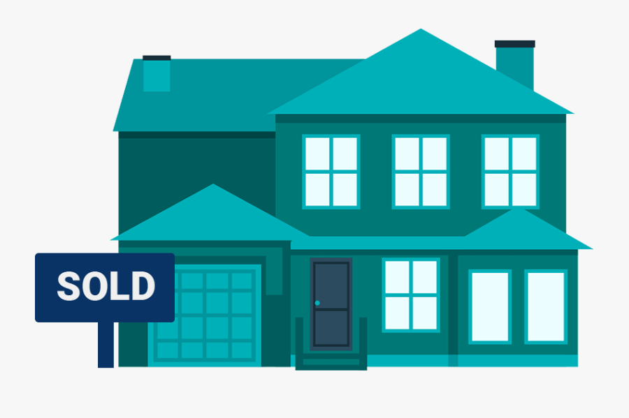 Transparent Selling Clipart - Sold House Transparent, Transparent Clipart