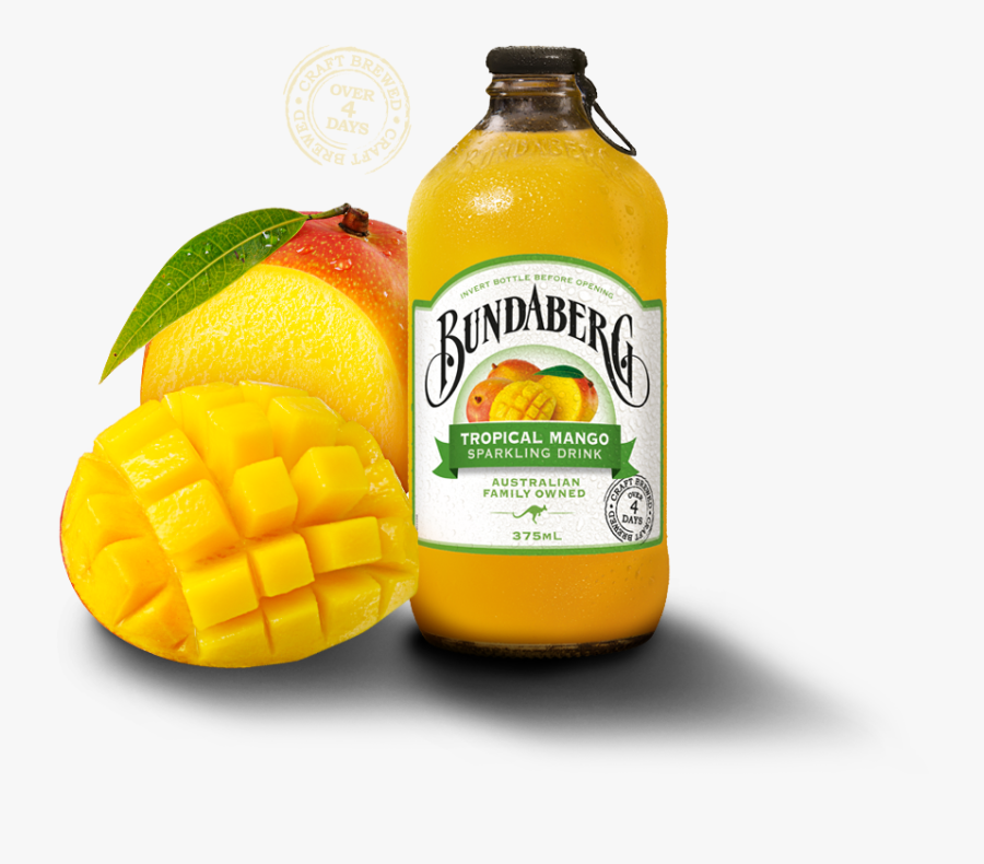 Clip Art New Tropical Bundaberg Brewed - Bundaberg Mango And Passionfruit, Transparent Clipart